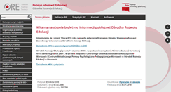 Desktop Screenshot of bip.ore.edu.pl