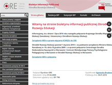 Tablet Screenshot of bip.ore.edu.pl